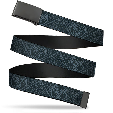 Avatar: The Last Airbender Air Element Symbol Web Belt - Paramount Shop