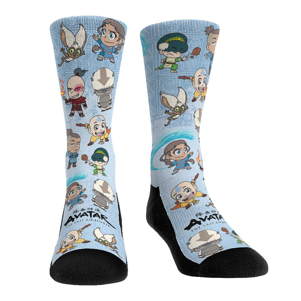 Avatar The Last Airbender Character All Over Print Socks - Paramount Shop