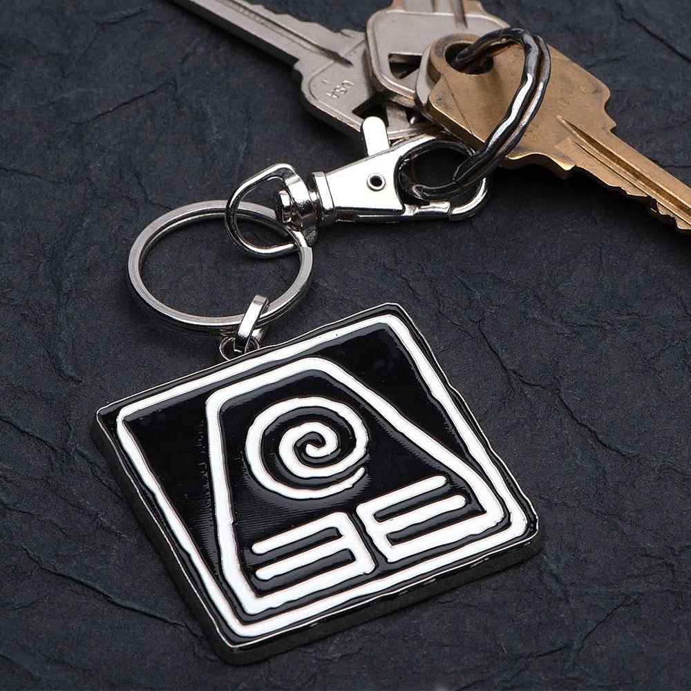 Avatar: The Last Airbender Earth Kingdom Symbol Keychain - Paramount Shop
