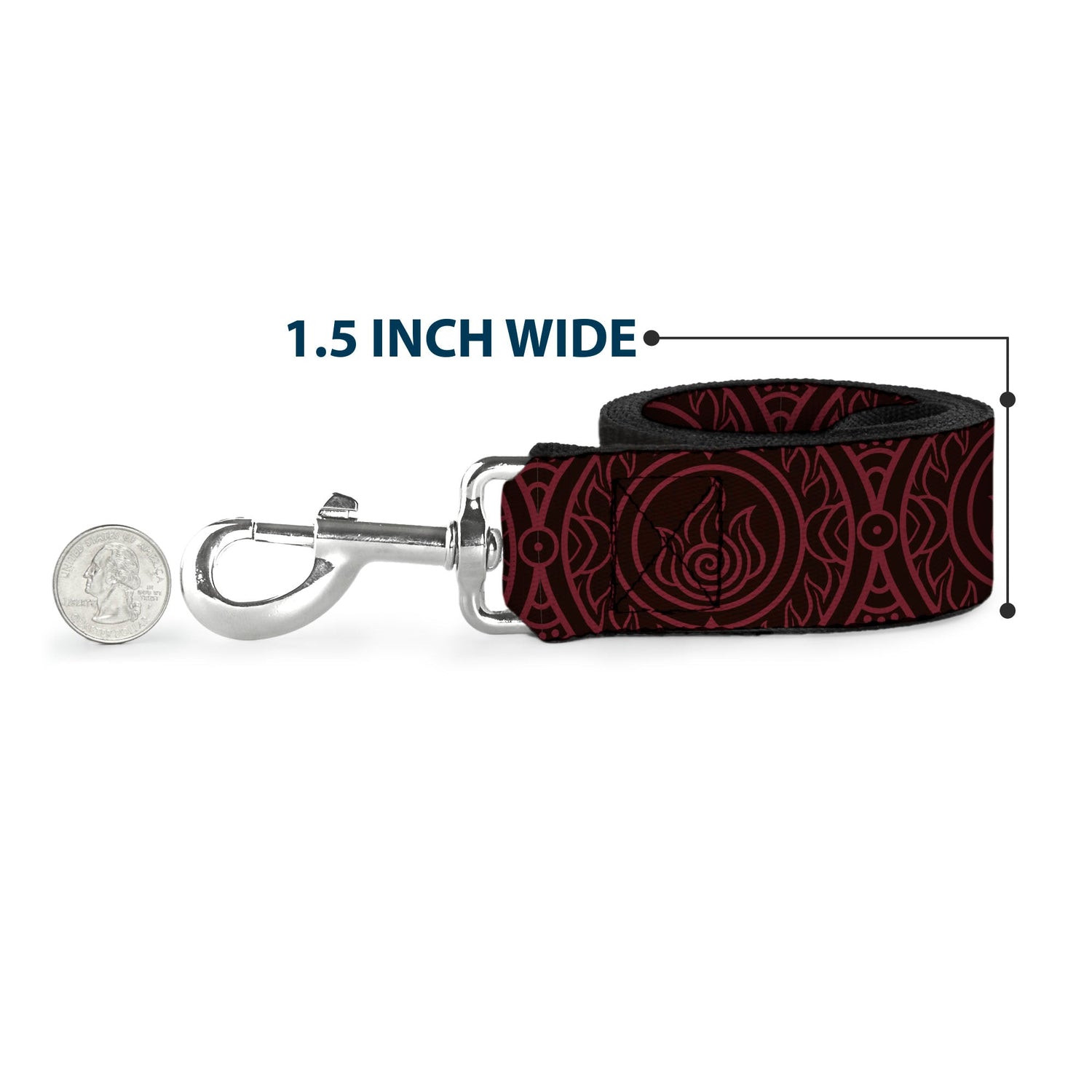 Avatar: The Last Airbender Fire Element Symbol Dog Leash - Paramount Shop