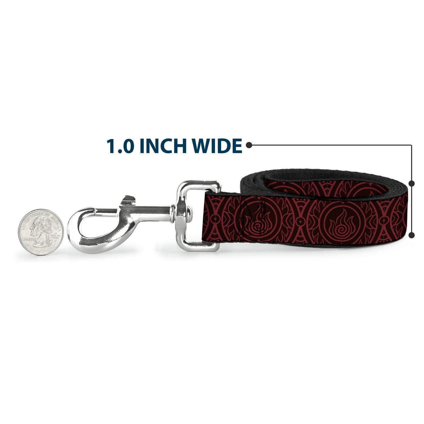 Avatar: The Last Airbender Fire Element Symbol Dog Leash - Paramount Shop