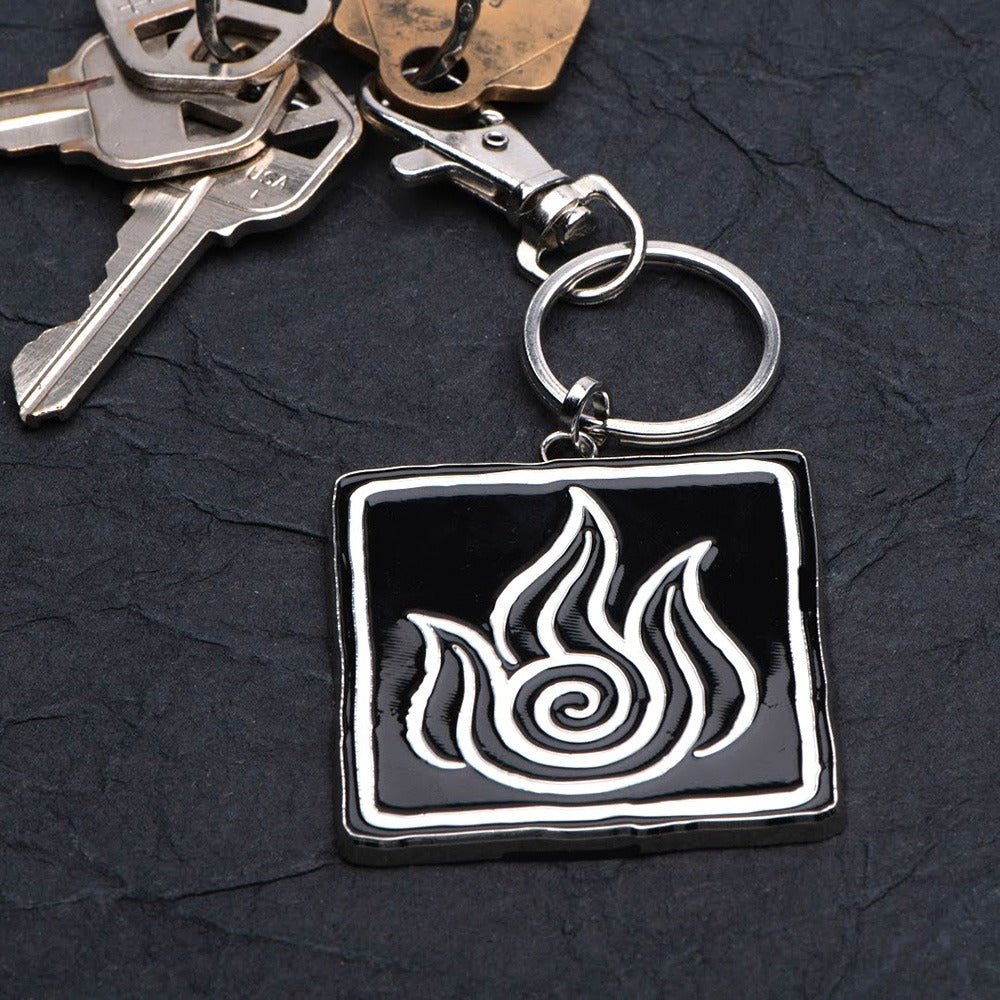 Avatar: The Last Airbender Keychain Fire Nation Symbol | Paramount Shop - Paramount Shop