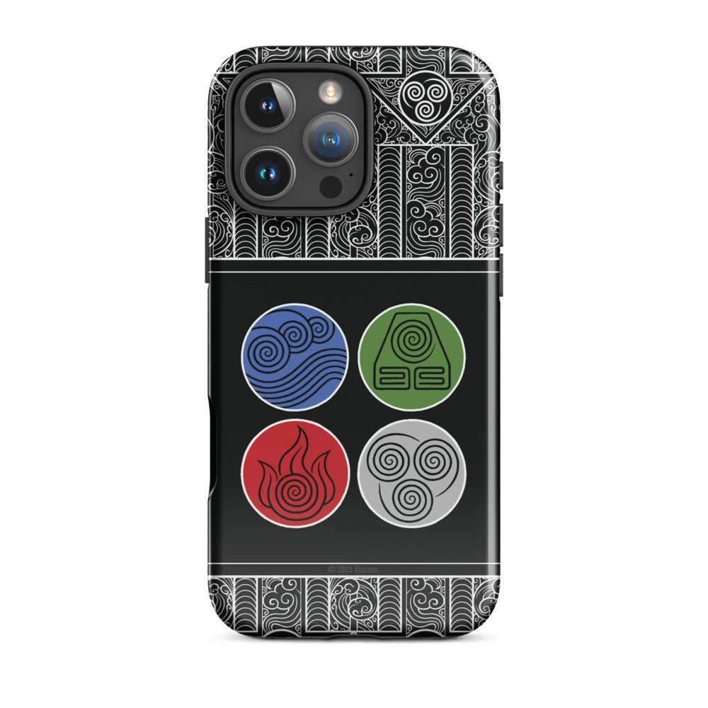 Avatar: The Last Airbender Water Earth Fire Air iPhone Case – Paramount ...