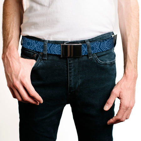 Avatar: The Last Airbender Water Element Blue Web Belt - Paramount Shop