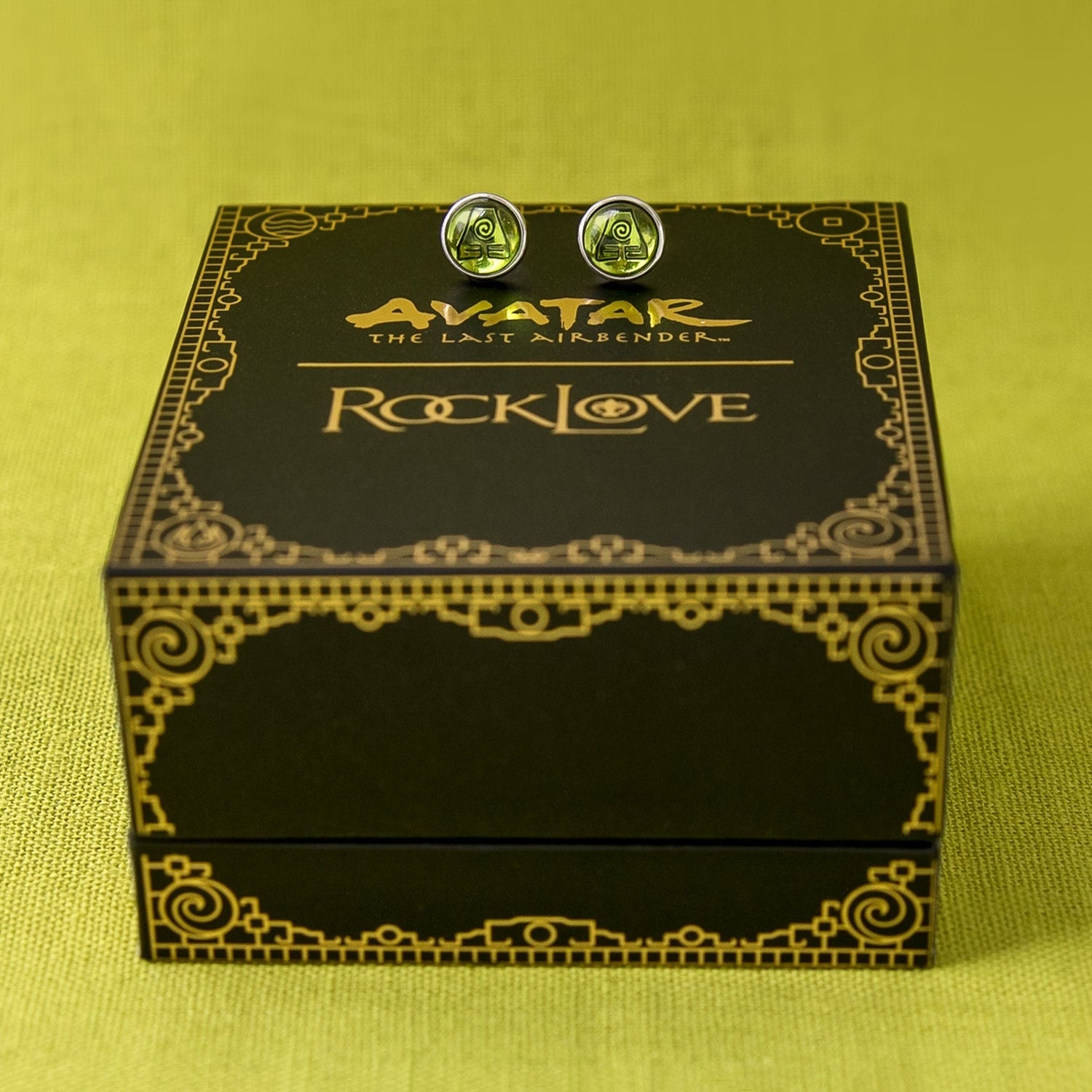 Avatar: The Last Airbender x RockLove Earthbender Stud Earrings - Paramount Shop