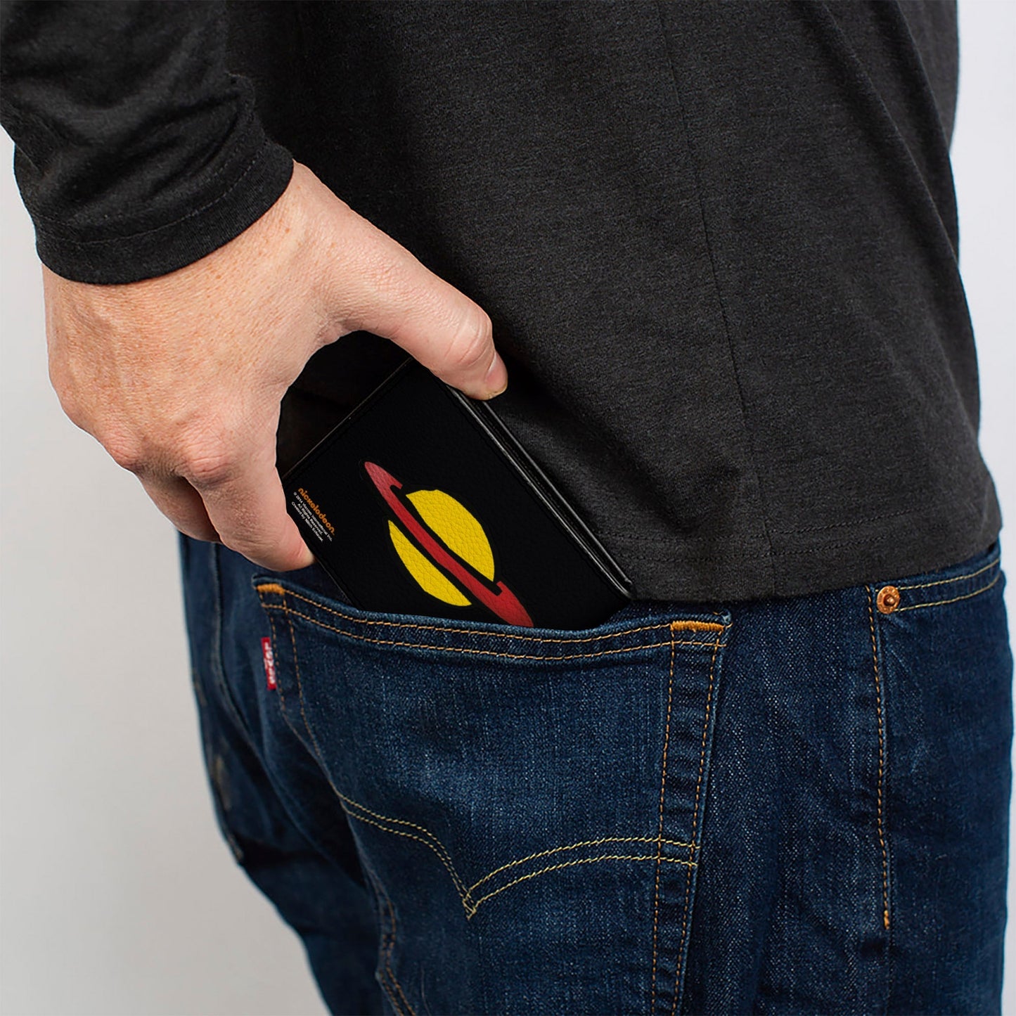 Bi - Fold Wallet - Chuckie Running Pose + Saturn Black - Paramount Shop