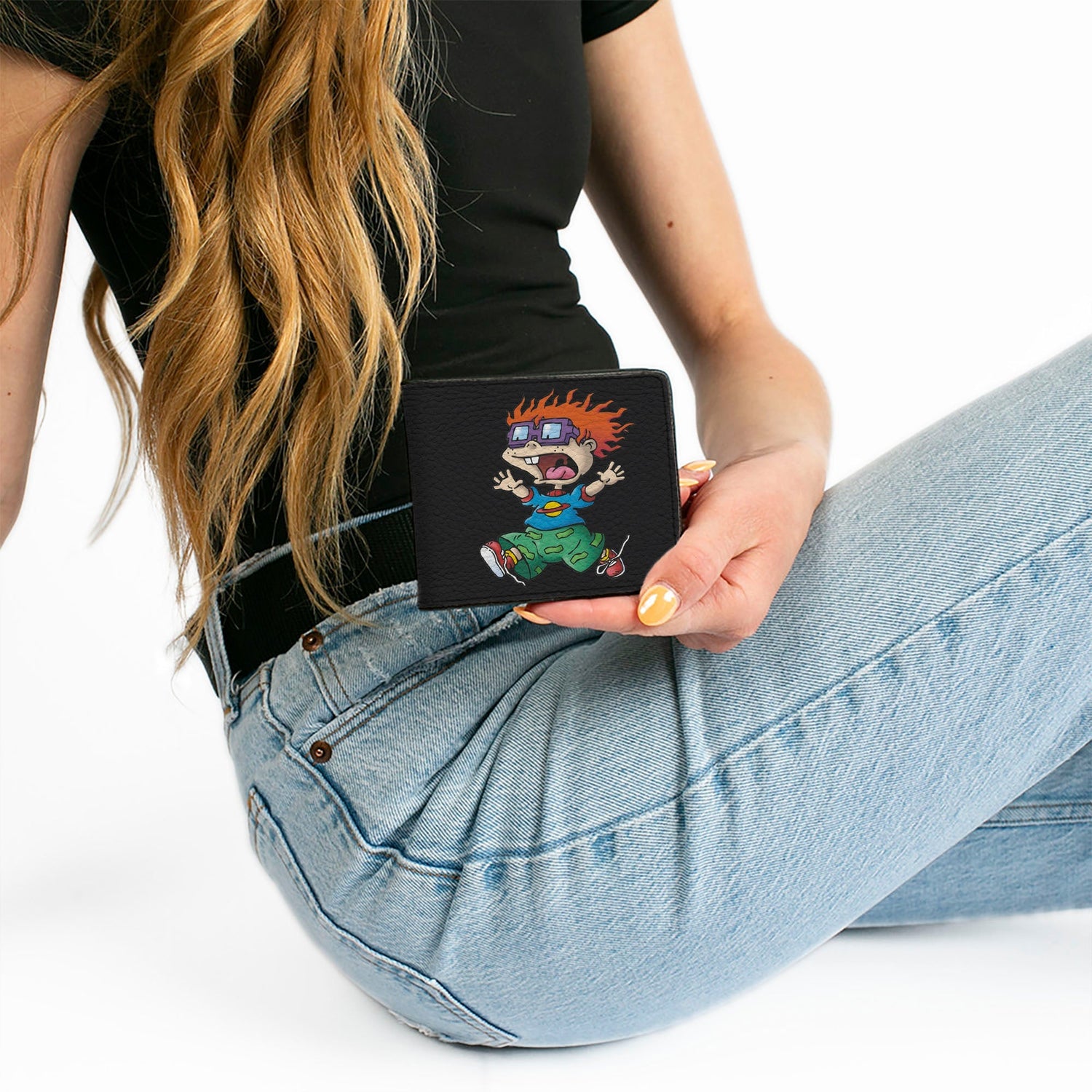 Bi - Fold Wallet - Chuckie Running Pose + Saturn Black - Paramount Shop