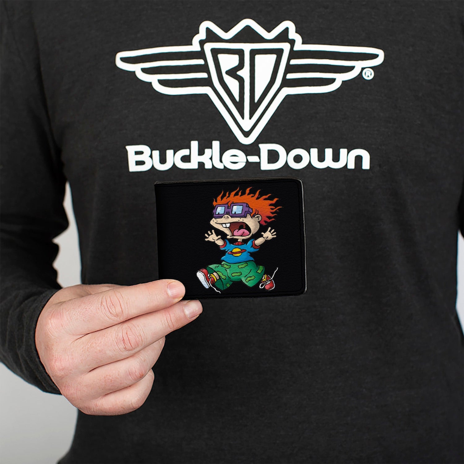 Bi - Fold Wallet - Chuckie Running Pose + Saturn Black - Paramount Shop