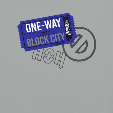 Big Brother "One Way Ticket To Block City" Unisex Comfort Colors T-Shirt - Paramount Shop