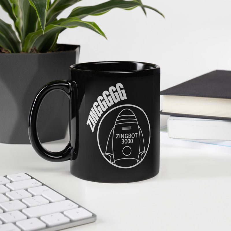 Big Brother Zingbot Black Mug - Paramount Shop