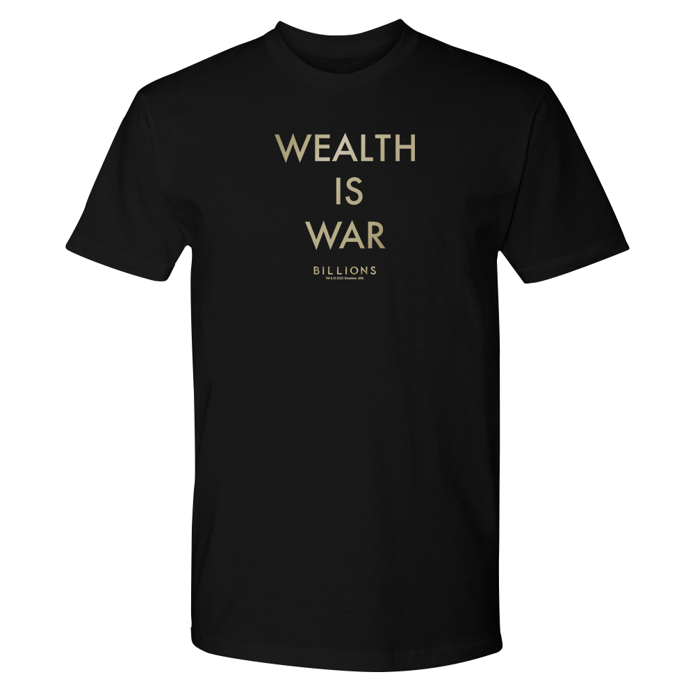 Billions Wealth Is War Adult Short Sleeve T-Shirt