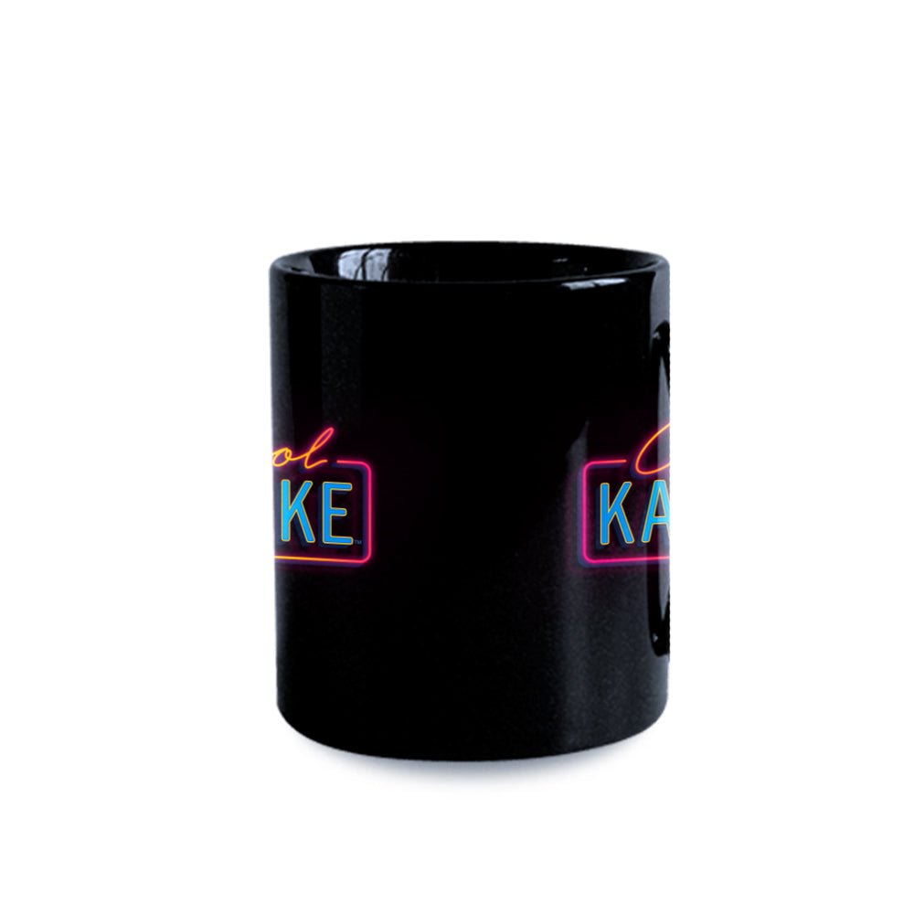 Carpool Karaoke Neon Logo 11 oz Black Mug - Paramount Shop