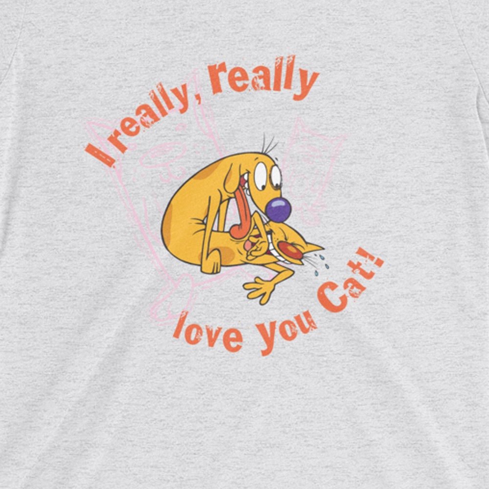 CatDog Really Love You Cat Women's Short Sleeve T - Shirt - Paramount Shop