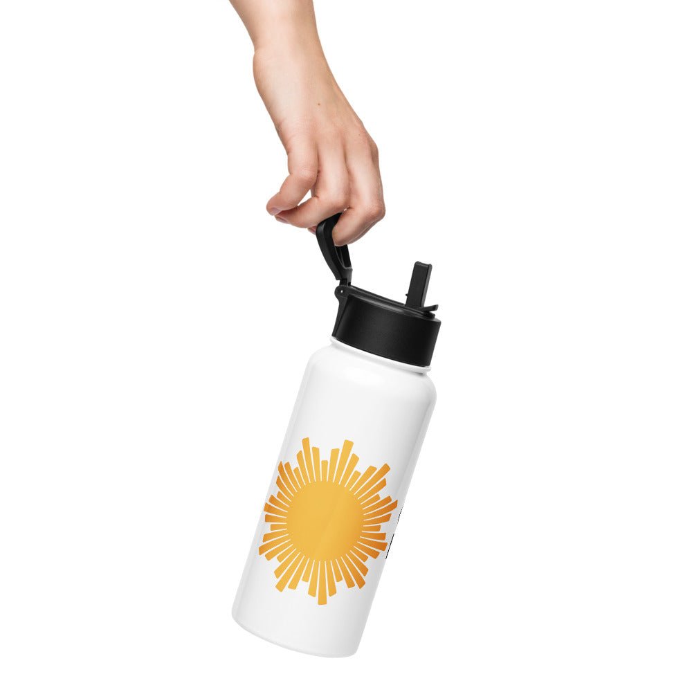 CBS Mornings Stainless Steel Water Bottle with a Straw Lid - Paramount Shop
