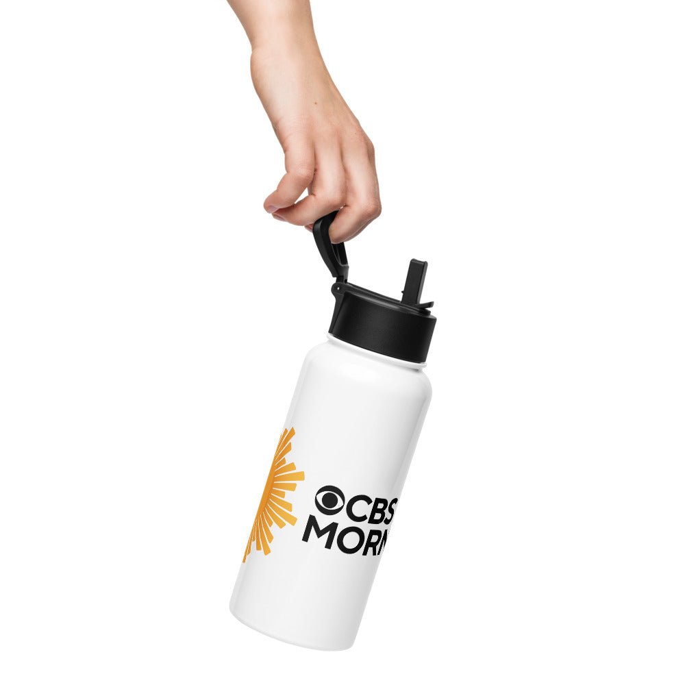CBS Mornings Stainless Steel Water Bottle with a Straw Lid - Paramount Shop