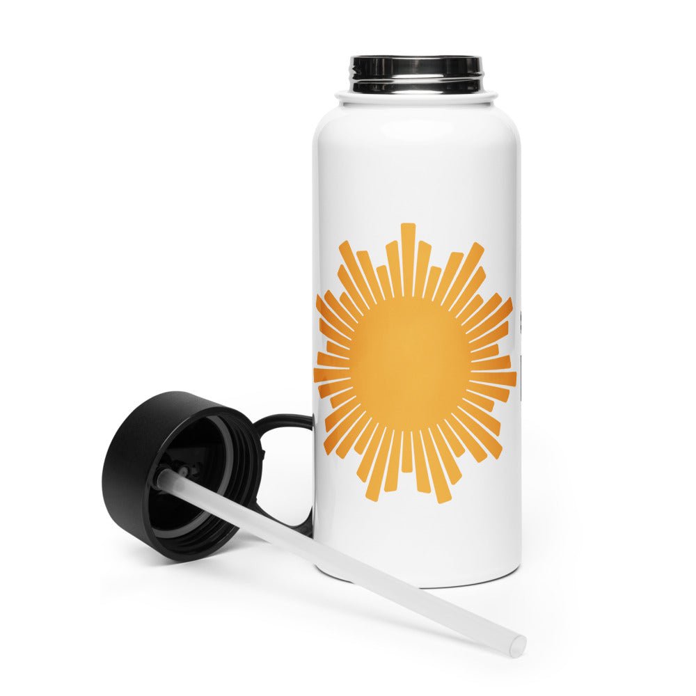 CBS Mornings Stainless Steel Water Bottle with a Straw Lid - Paramount Shop
