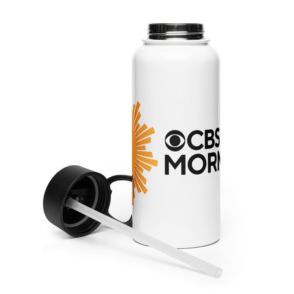 CBS Mornings Stainless Steel Water Bottle with a Straw Lid - Paramount Shop
