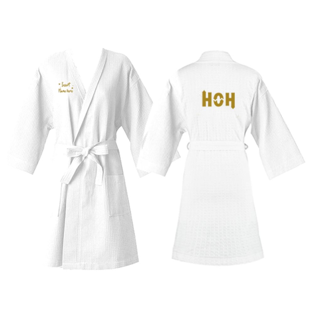 Celebrity Big Brother Hoh Personnalisé Robe à gaufre brodée – Paramount ...