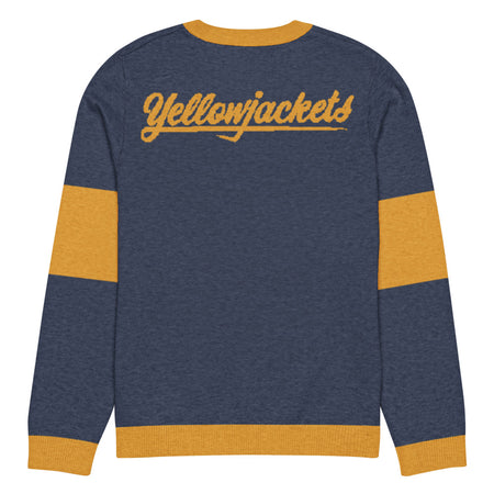 Yellowjackets Wiskayok High School Holiday Unisex Knit Sweater