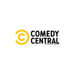 Comedy Central Logo Adhesivo troquelado - Blanco / 5.5 "x 5.5