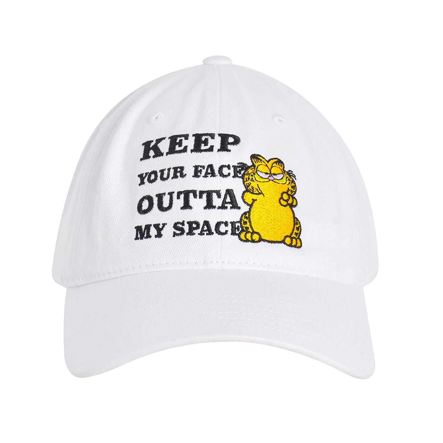 Concept One Garfield Dad Hat, Cotton Adjustable Baseball Cap with Curved Brim - Paramount Shop