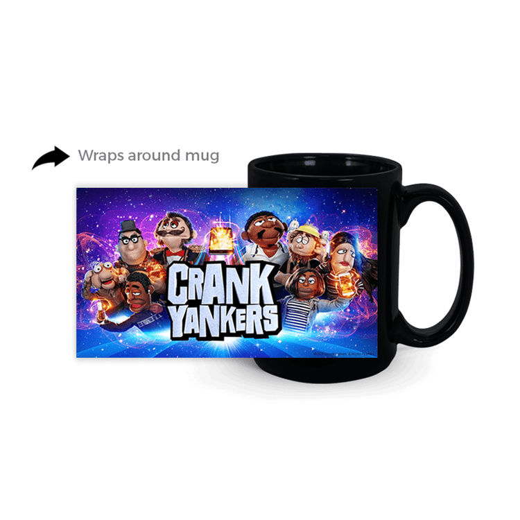Crank Yankers Key Art Full Wrap Black Mug Paramount Shop