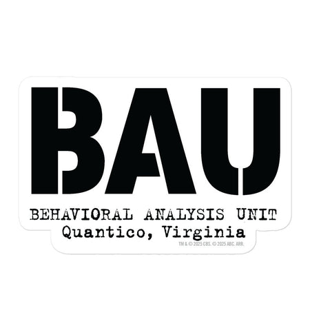 Criminal Minds BAU Sticker - Paramount Shop