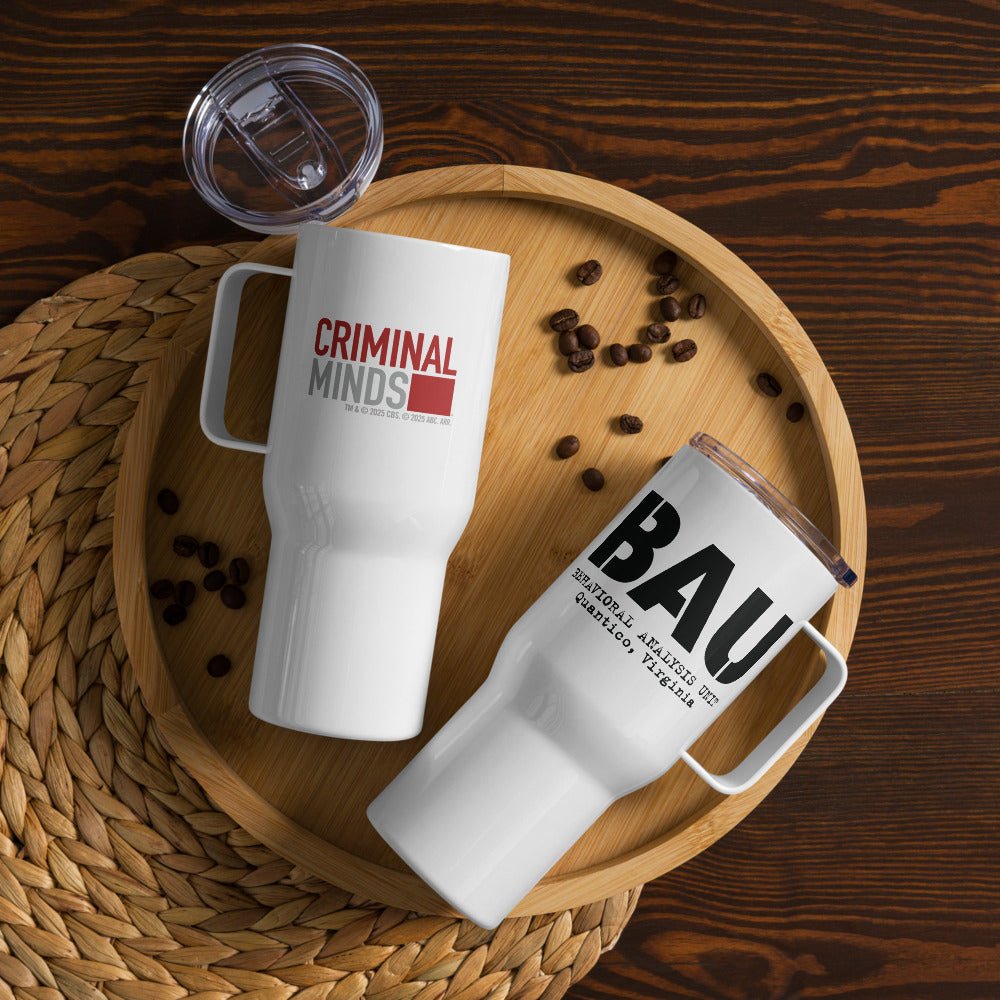 Criminal Minds BAU Travel Mug with a Handle - Paramount Shop