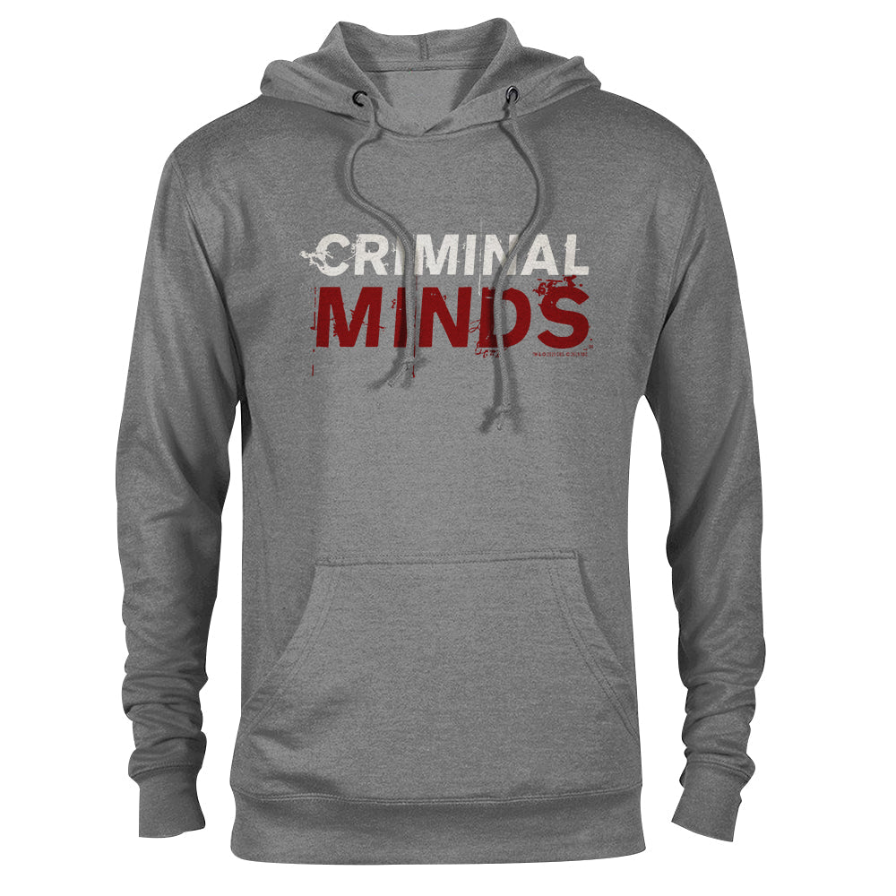 Criminal Minds Logo Lightweight Hooded Sweatshirt - Paramount Shop