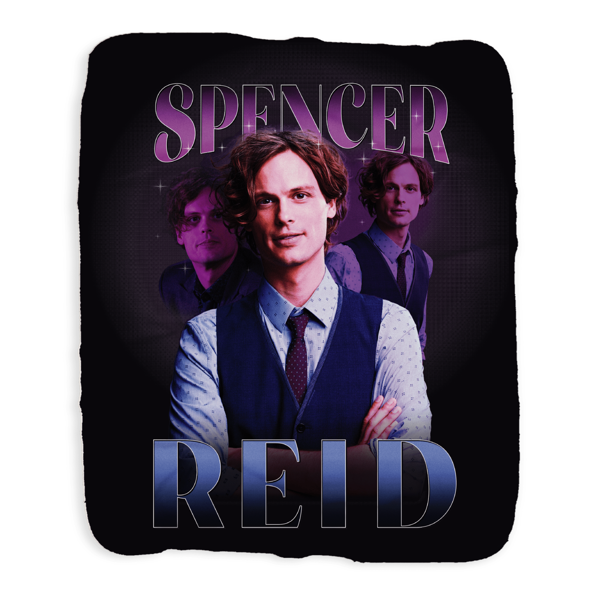 Criminal Minds Spencer Reid Herz Throb SherpaDecke Paramount Shop