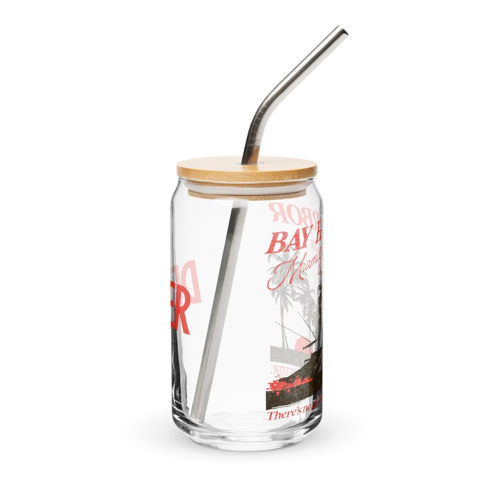 Dexter Bay Harbor Can - Shaped Glass with Lid and Straw - Paramount Shop