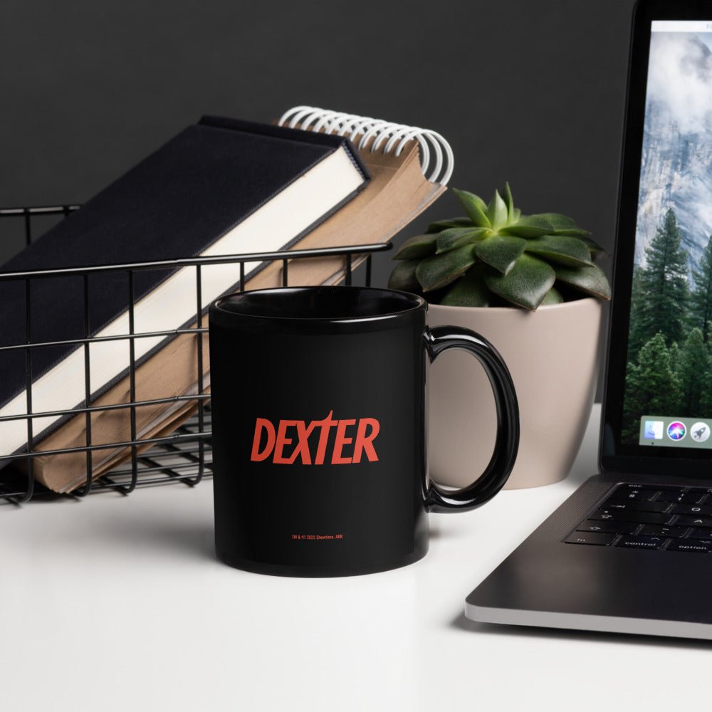 Dexter In Plastic Black Mug - Paramount Shop