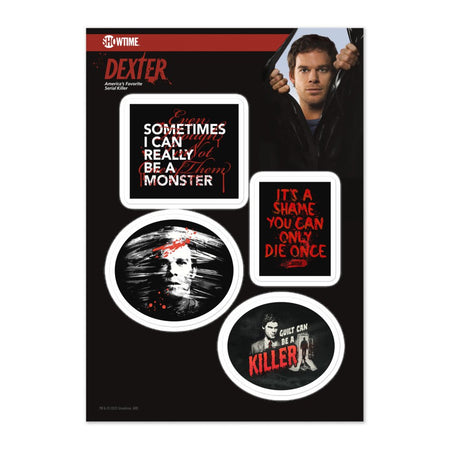 Dexter Sayings Sticker Sheet - Paramount Shop