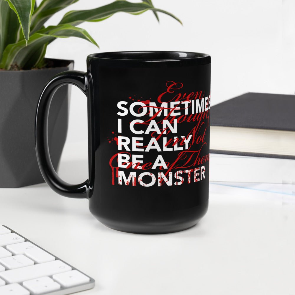 Dexter Sometimes I Can Really Be A Monster Black Mug - Paramount Shop