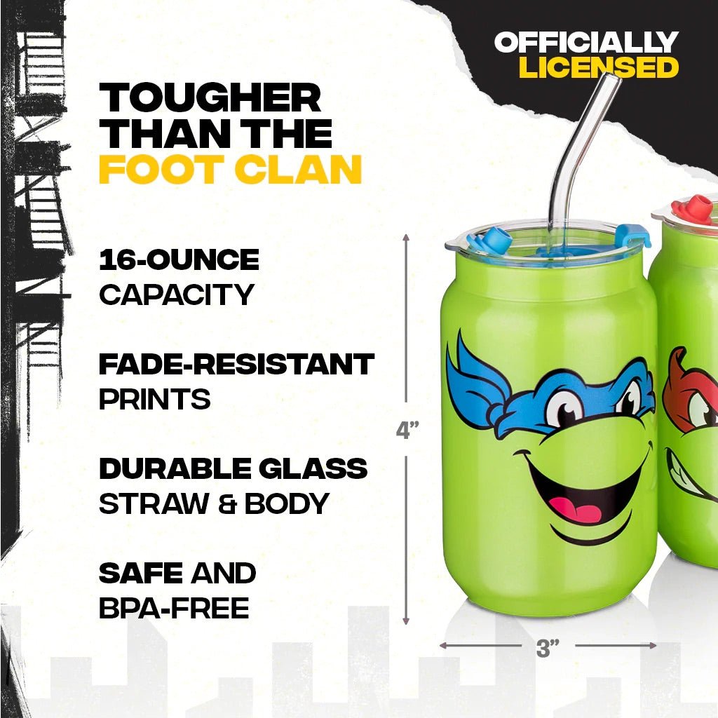 Dragon Glassware® x Teenage Mutant Ninja Turtles Drinking Glasses - Paramount Shop