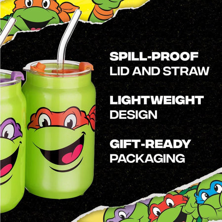 Dragon Glassware® x Teenage Mutant Ninja Turtles Drinking Glasses - Paramount Shop