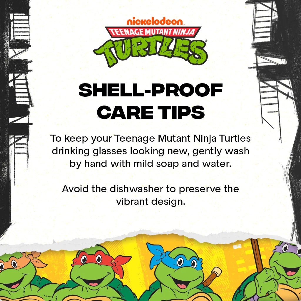 Dragon Glassware® x Teenage Mutant Ninja Turtles Drinking Glasses - Paramount Shop