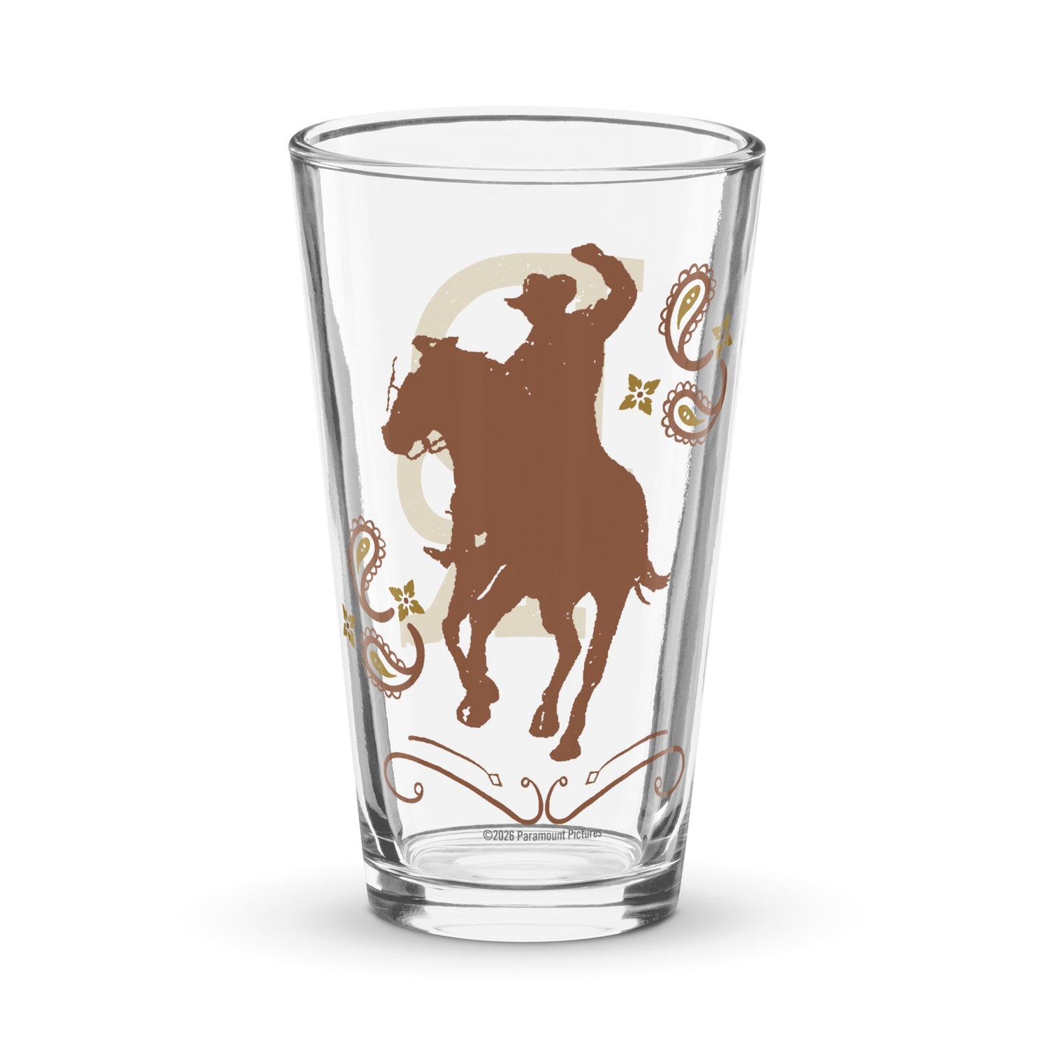 Dutton Ranch Pint Glass Logo - Paramount Shop