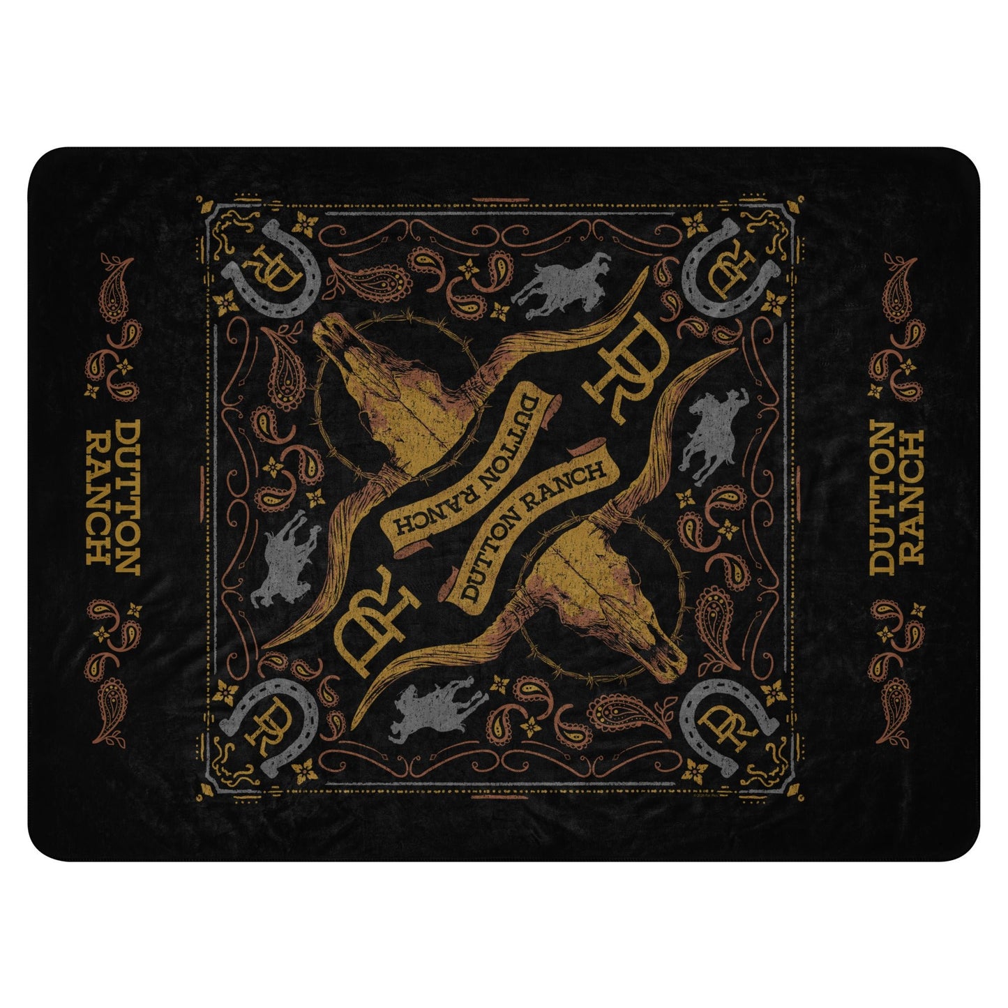 Dutton Ranch Sherpa Blanket Logo - Paramount Shop