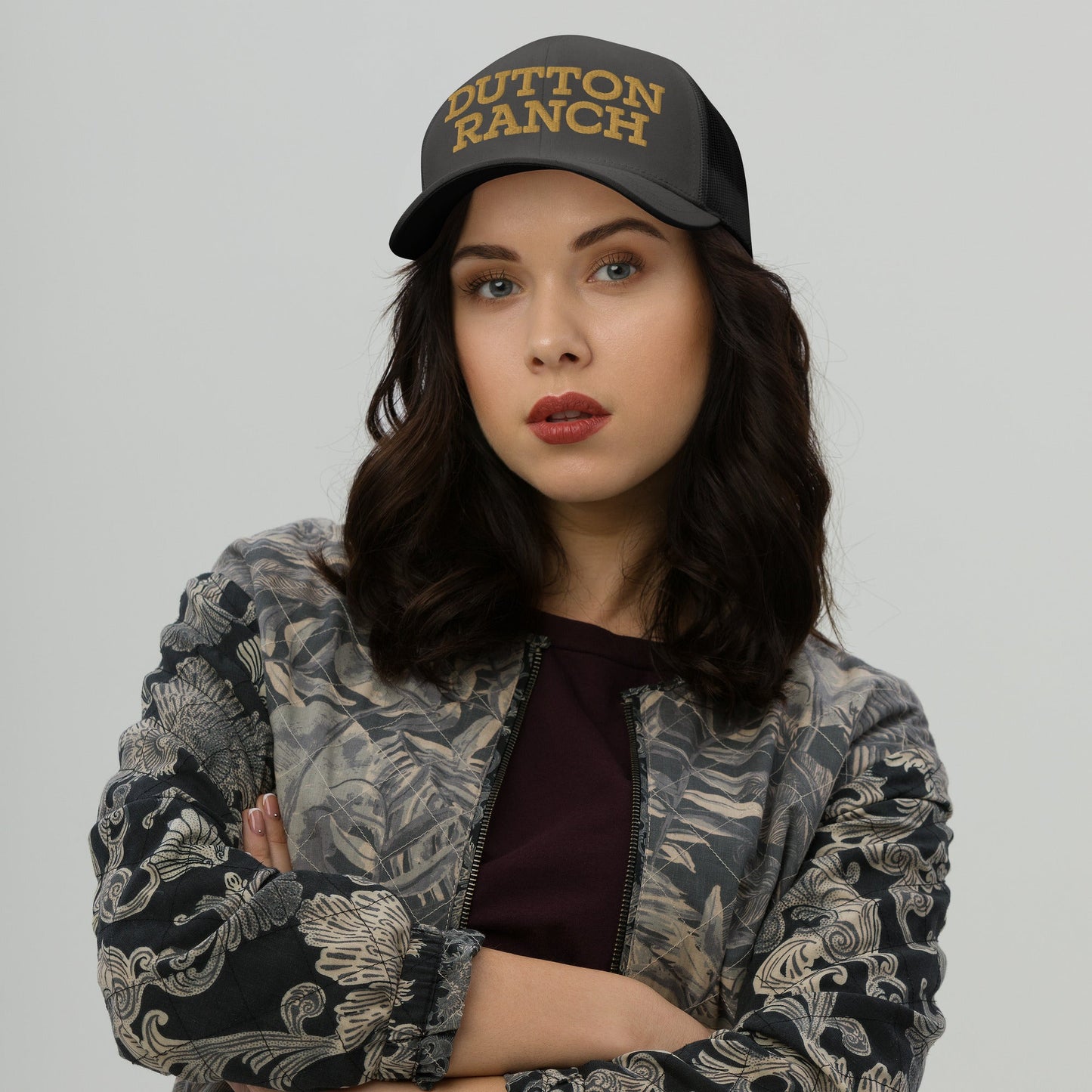 Dutton Ranch Trucker Hat Logo Embroidered - Paramount Shop
