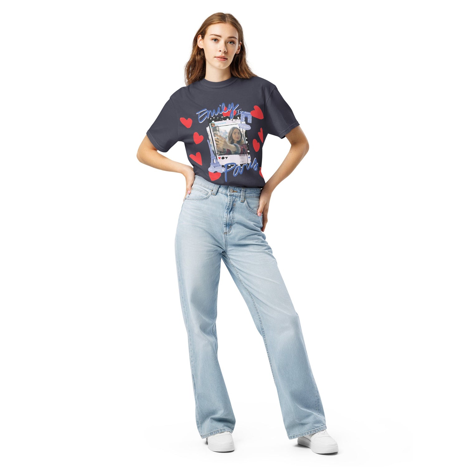 Emily in Paris Comfort Colors T-Shirt Selfie - Paramount Shop