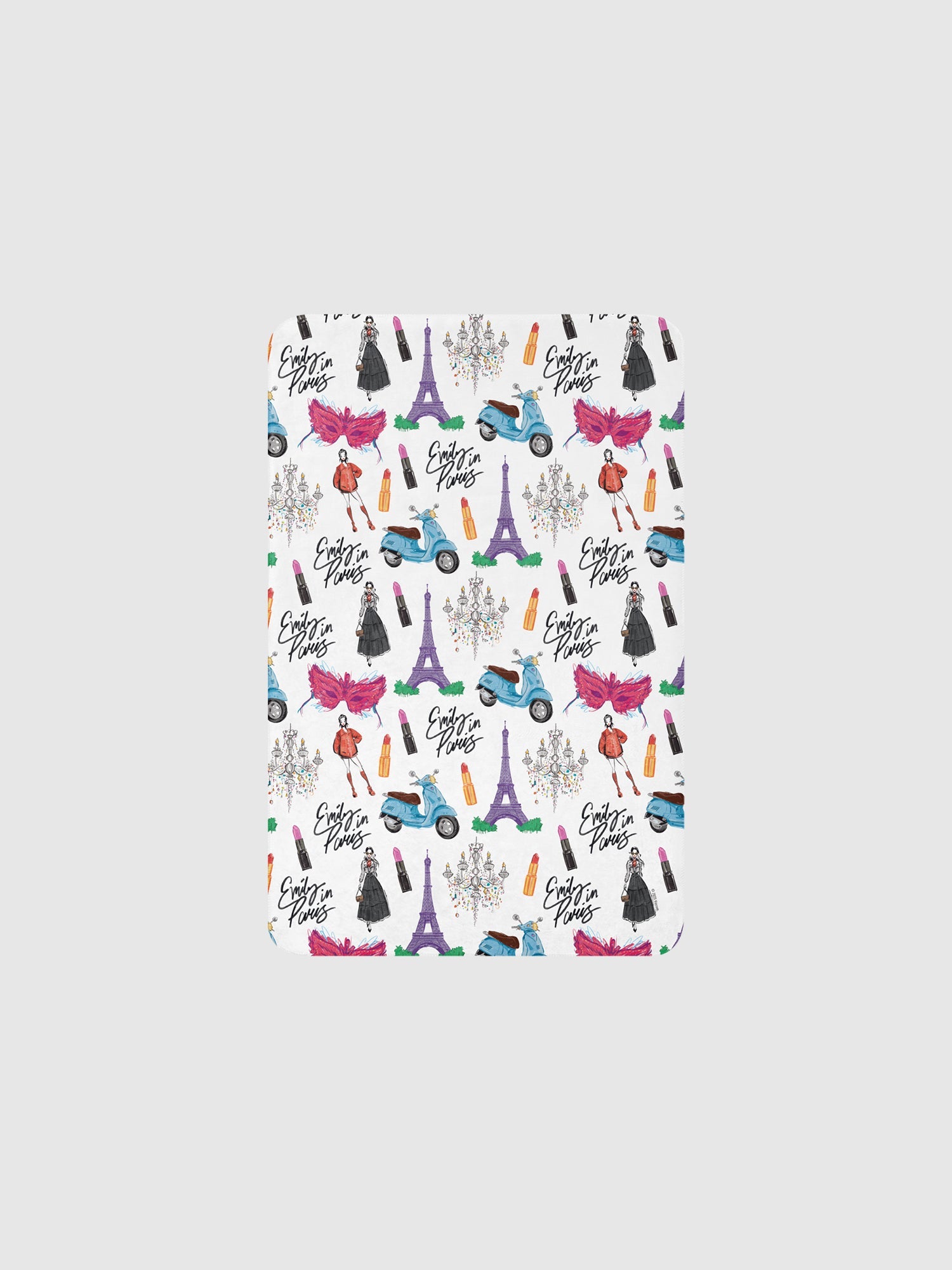Emily in Paris Sherpa Blanket Drawings - Paramount Shop