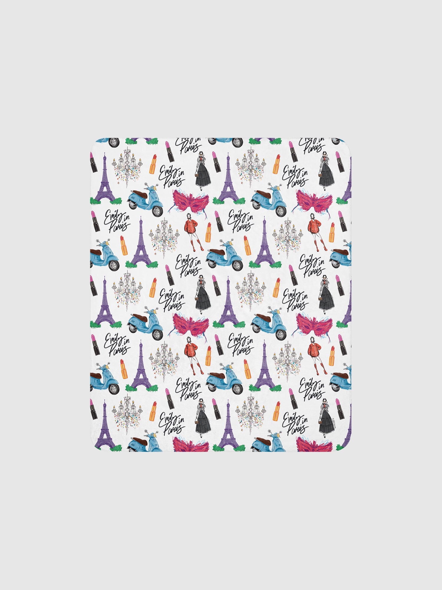Emily in Paris Sherpa Blanket Drawings - Paramount Shop