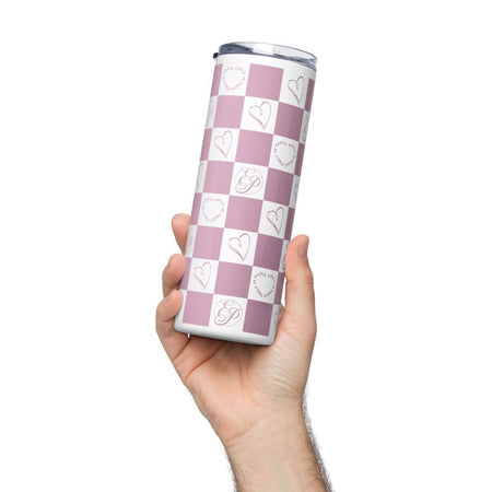 Emily in Paris Stainless Steel Tumbler Checkered - Paramount Shop