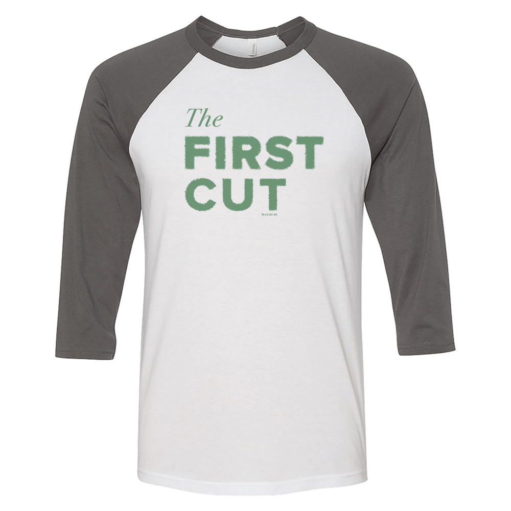 First Cut Logo 3/4 Sleeve Baseball T - Shirt - Paramount Shop