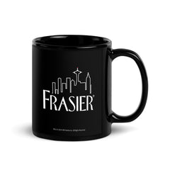 Frasier Logo Schwarz Tasse - Schwarz / 11 oz