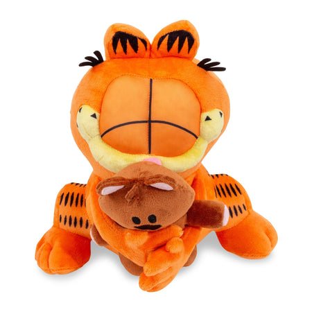Garfield Holding Pooky 12-Inch Collector Plush Stuffed Animal - Paramount Shop