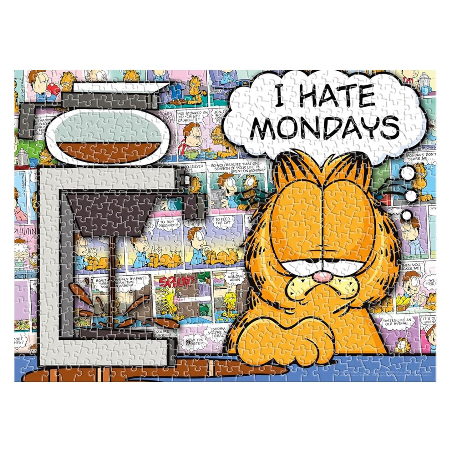 Garfield I Hate Mondays 500 Piece Jigsaw Puzzle Game - Paramount Shop