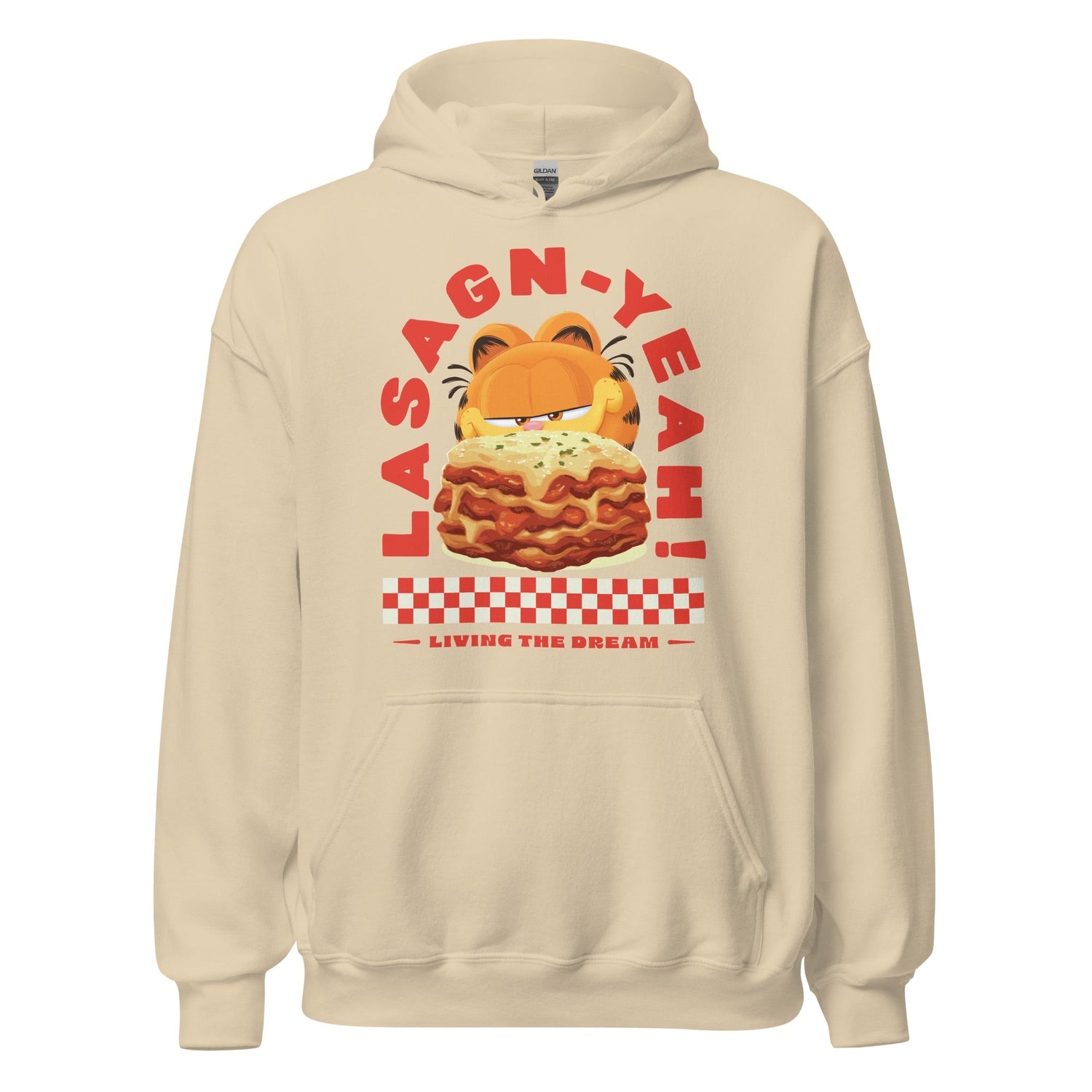 Garfield LASAGN - YEAH Adult Hoodie - Paramount Shop