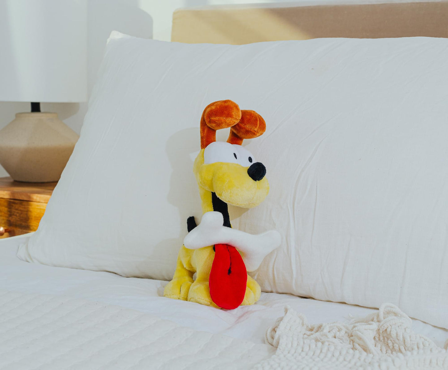 Garfield Odie with Dog Bone 12-Inch Collector Plush - Paramount Shop